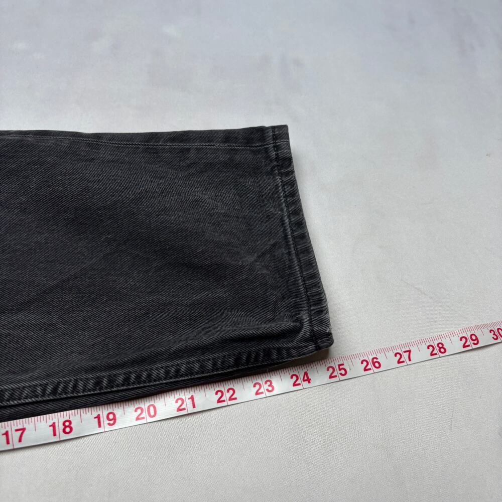 GANNI Misy High Rise Cropped Jeans Women's 29 Black Denim Minimalist - Picture 8 of 15